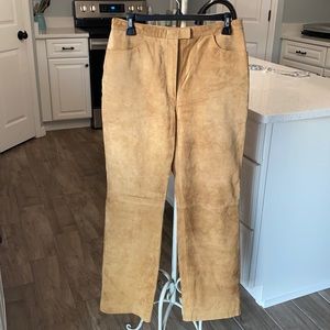 Caslon pants/ Size 10/ Suede Leather
